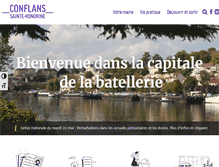 Tablet Screenshot of conflans-sainte-honorine.fr